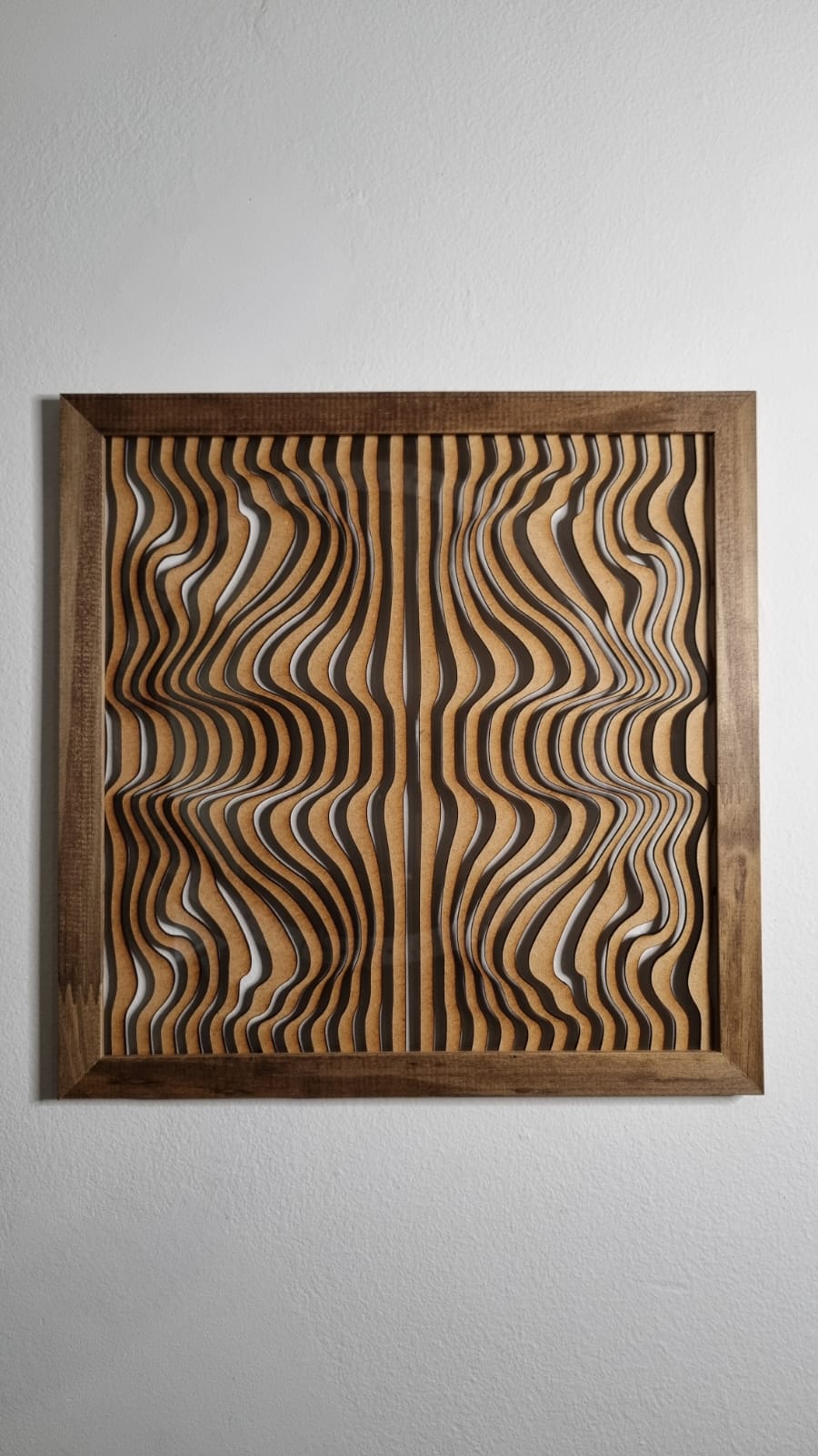 Obra 11, composição geométrica em madeira por Ronaldo Vetro